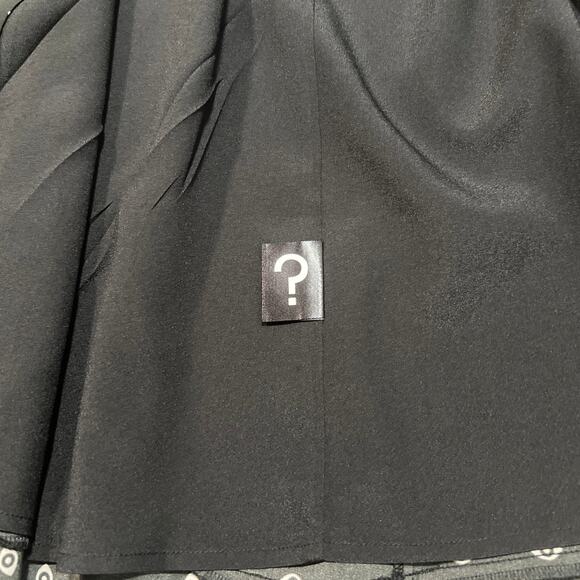 Veda 100% Silk Open Tie Front Duster Eye AOP Print Size Medium Goth Grunge Top - Picture 5 of 9